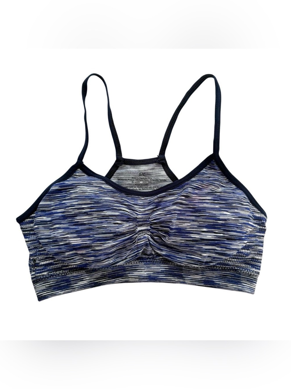 Navy Padded Sports Bra